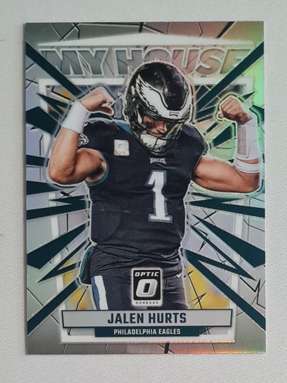 Jalen Hurst - 2023 Panini Donruss Optic Football NFL Eagles MY HOUSE #10