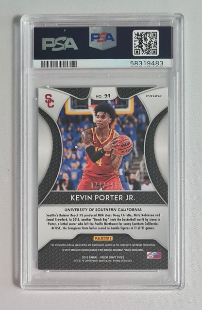 Kevin Porter Jr. - 2019 Panini Prizm Draft Picks University of Southern California (RC) #94 Green Prizm PSA 10 GEM Mint