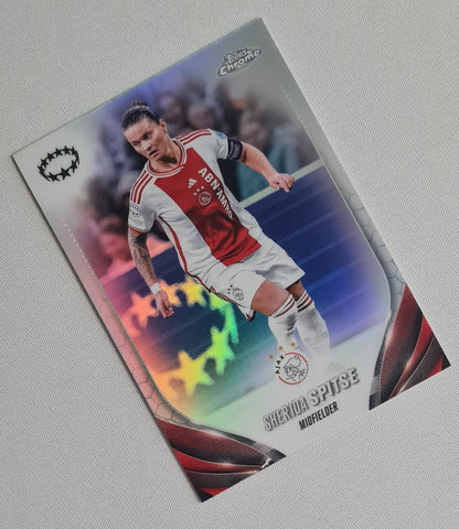 Sherida Spitse - 2024 Topps Chrome AFC Ajax (CL) #38 Refractor