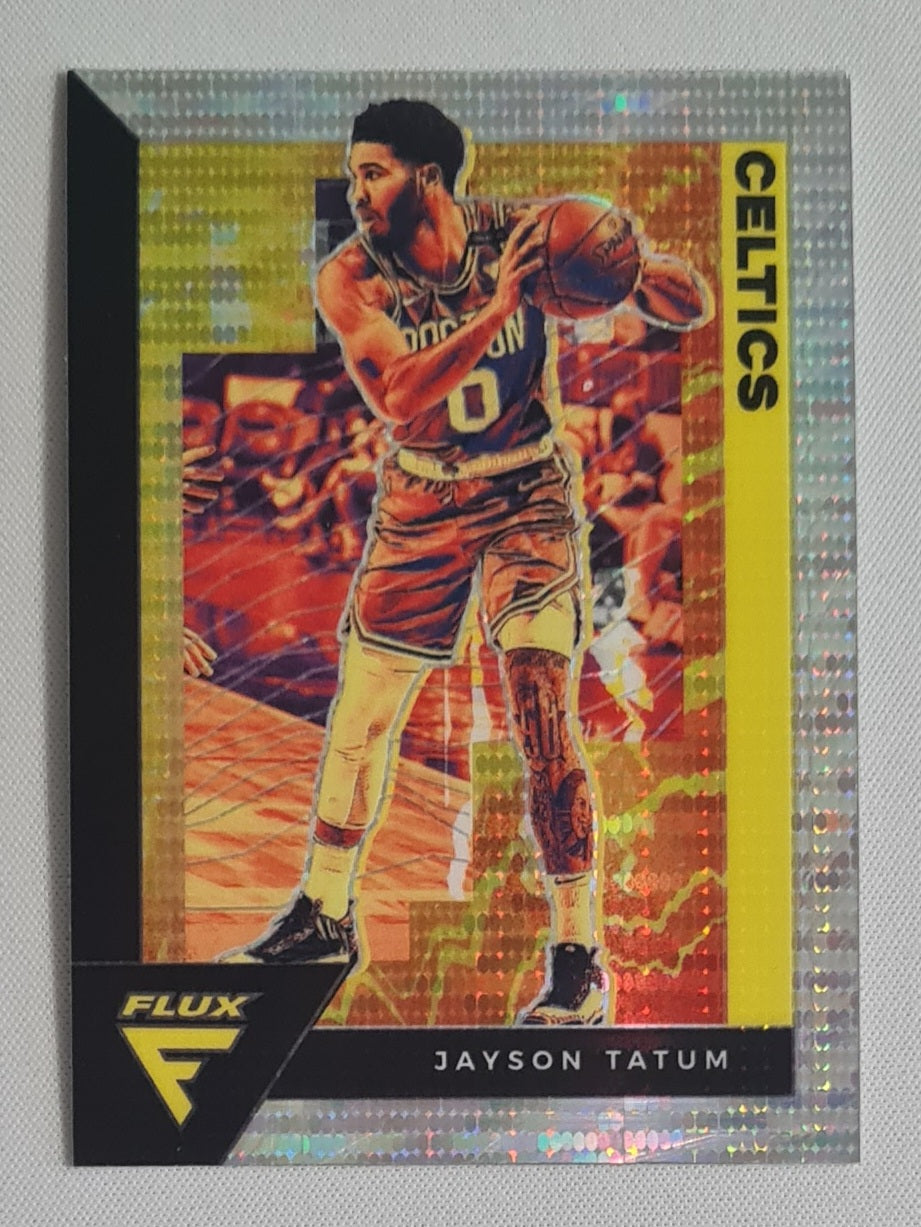 Jayson Tatum - 2020/21 Panini Flux Basketball NBA Boston Celtics Prizm #7 Silver Pulsar Prizm