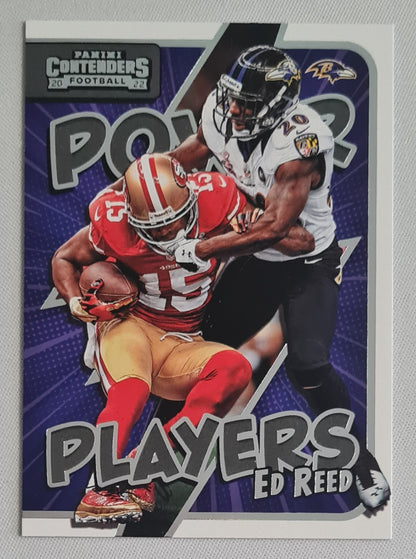 Ed Reed - 2022 Panini Contenders Football NFL Baltimore Ravens - Power Players -  #PWR-ERE