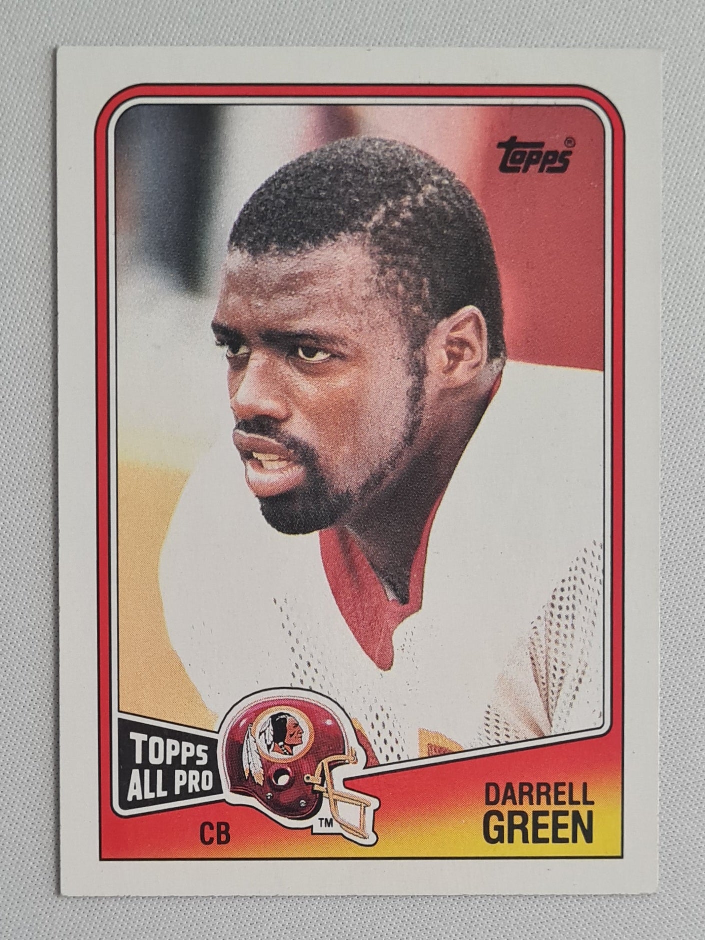 Darrell Green - 1988 Topps All Pro NFL Football Washington Redskins #19