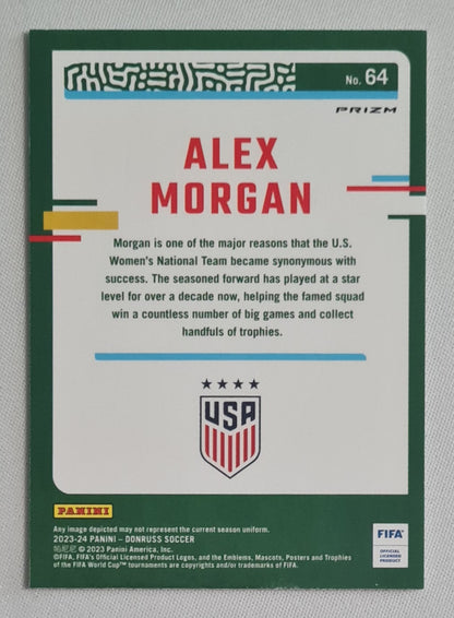 Alex Morgan - 2023/24 Panini Donruss Soccer National Team USA Prizm FIFA #64 Refractor