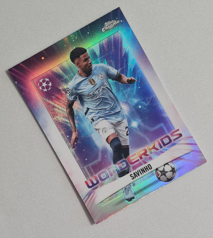 Savinho - 2025 Topps Chrome  Wonderkids Manchester City (CL) #WK-17