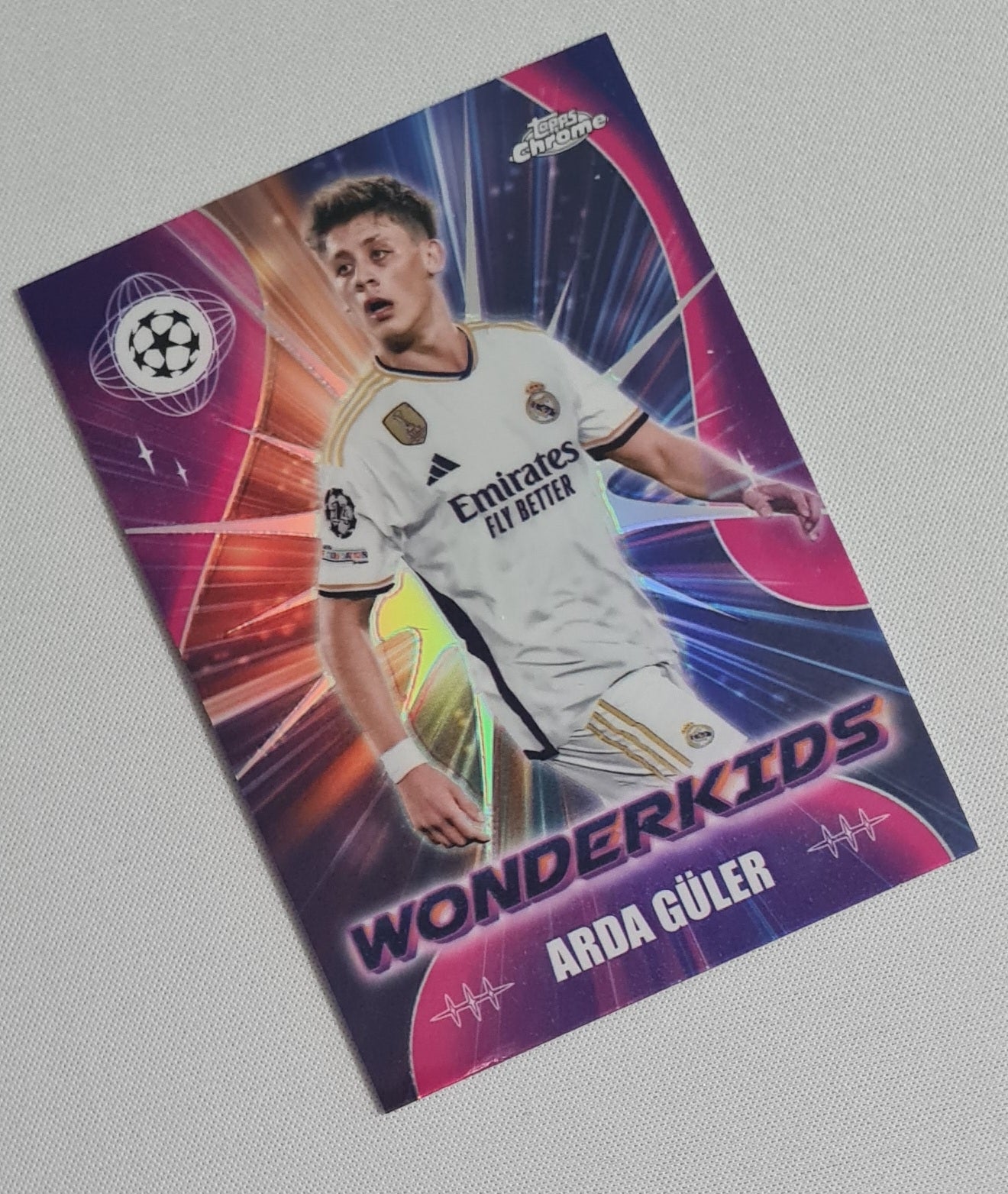 Arda Guler - 2024 Topps Chrome Wonderkids Real madrid (CL) #WK-1