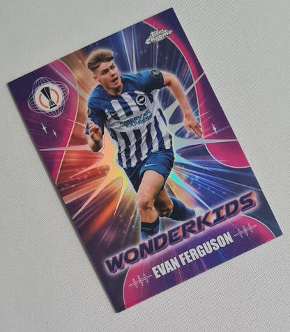 Evan Ferguson - 2024 Topps Chrome Wonderkids Brighton & Hove Albion FC (EL) #WK-4