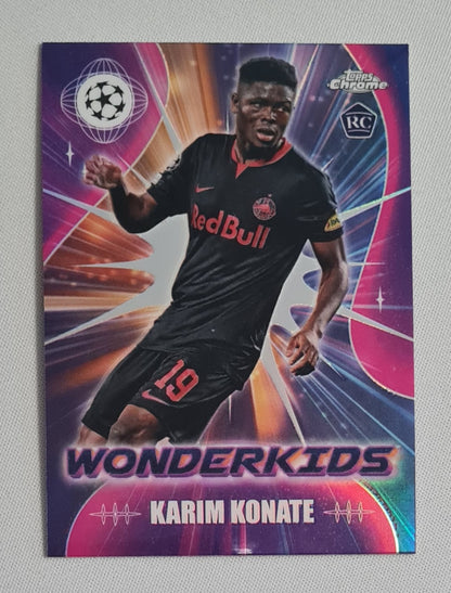Karim Konate - 2024 Topps Chrome Wonderkids (RC) Fc Salzburg (CL) #WK-8