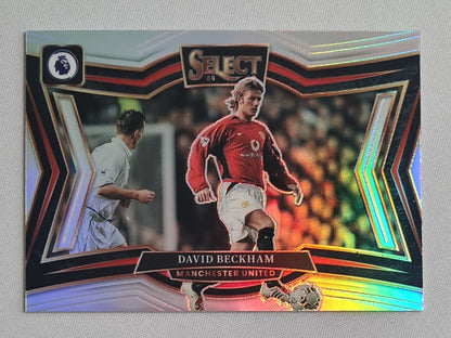 David Beckham - 2024/25 Panini Select Premier League Soccer Manchester United - Field Level -  Prizm #246 Refractor