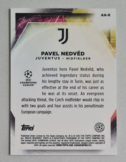 Pavel Nedved - 2023 Topps Merlin Ageless Alchemy Juventus (CL) #AA-6