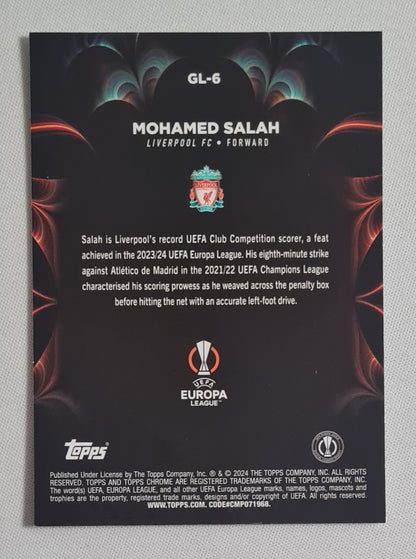 Mohamed Salah - 2024 Topps Chrome Golazo Liverpool FC (EL) #GL-6