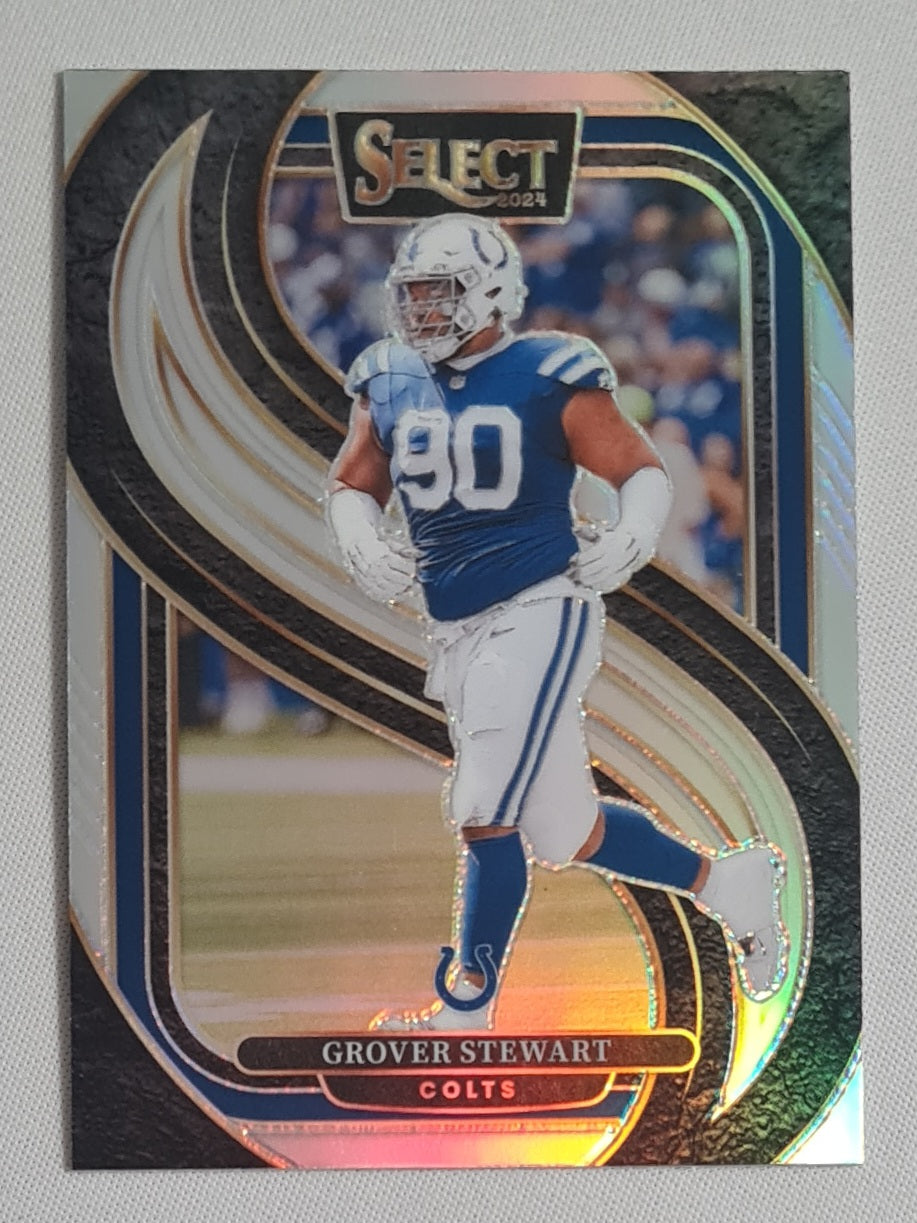 Grover Stewart - 2024 Panini Select Football NFL Colts - Premier Level - Prizm #139 Refractor
