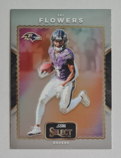 Zay Flowers - 2024 Panini Select Football NFL Ravens #8