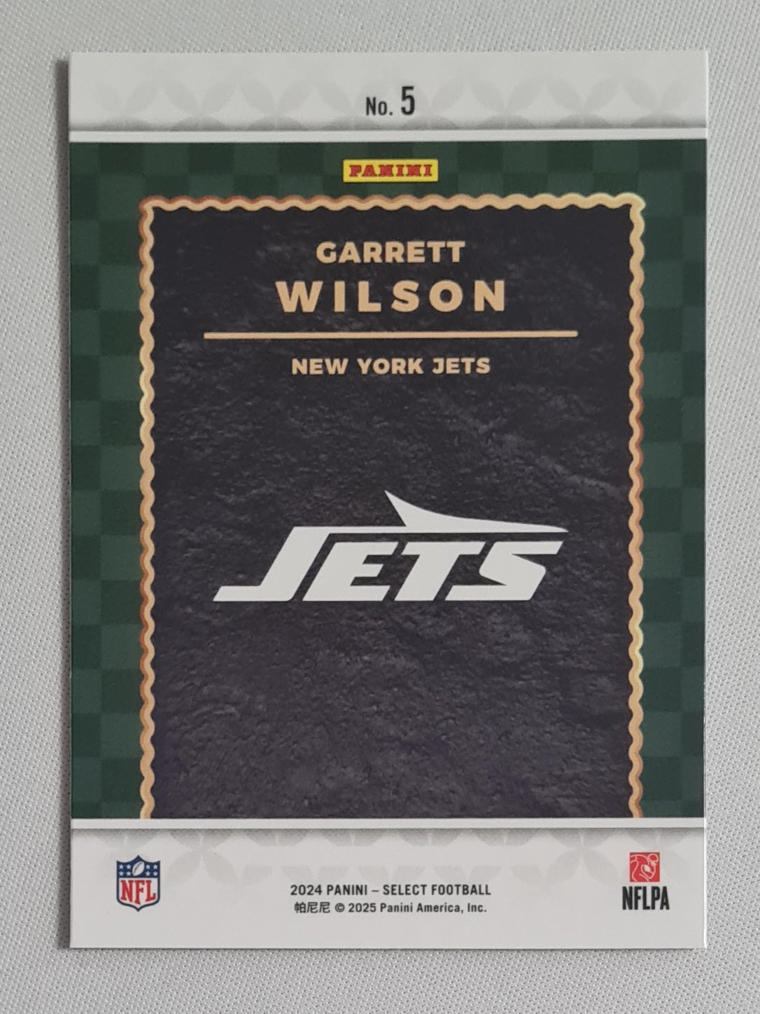 Garrett Wilson - 2024 Panini Select Football NFL Jets #5