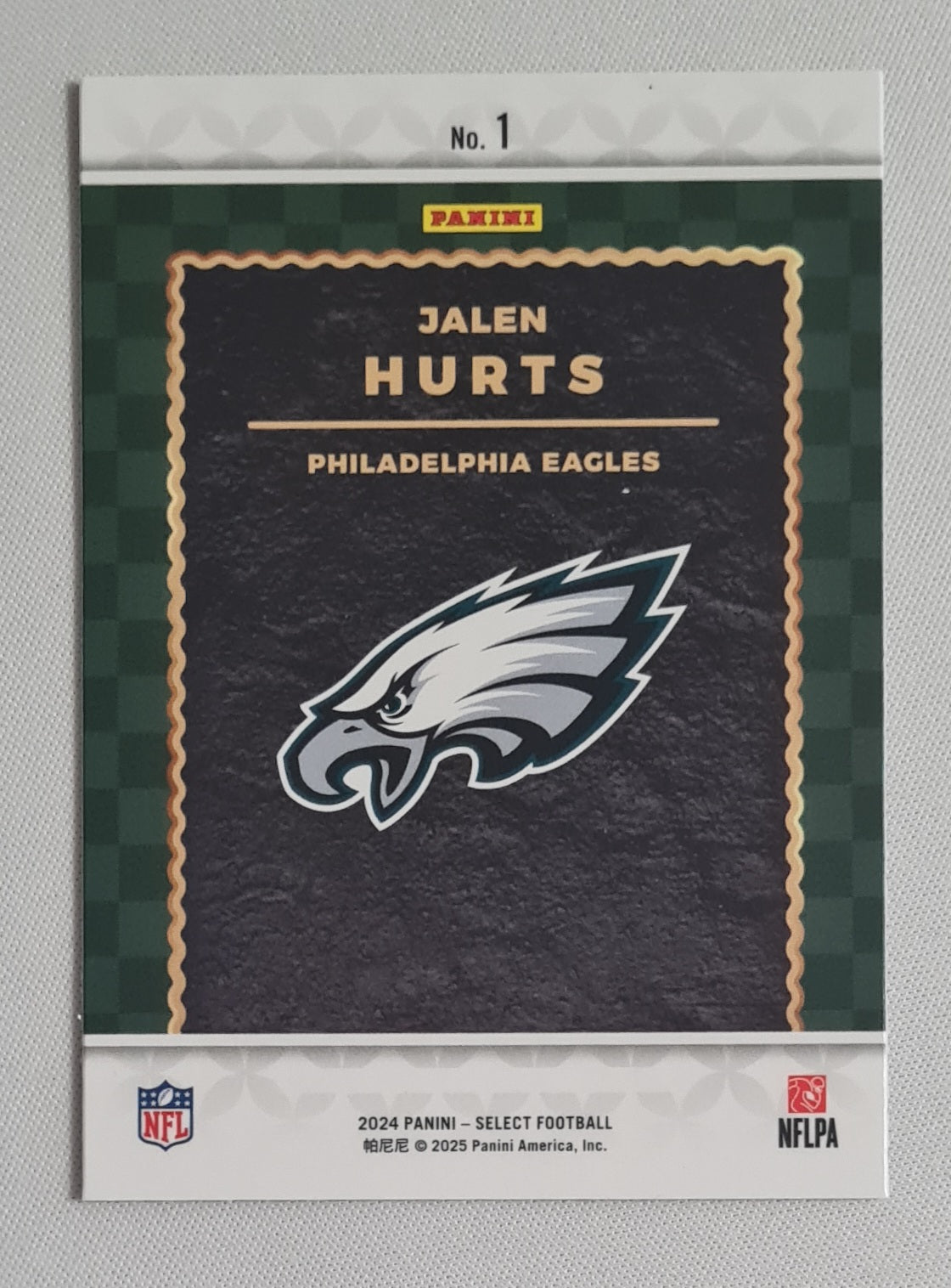 Jalen Hurts - 2024 Panini Select Football NFL Eagles #1