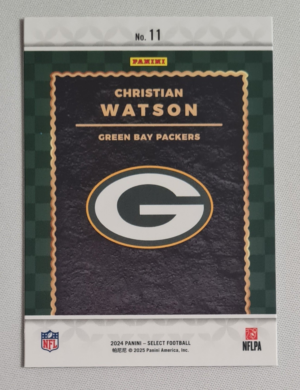Christian Watson - 2024 Panini Select Football NFL Packers #11