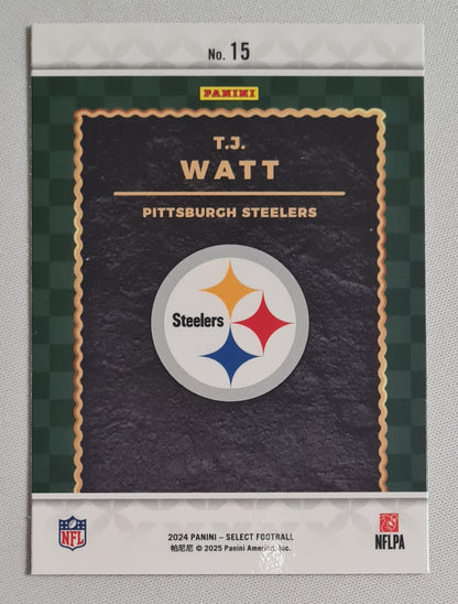T.J. Watt - 2024 Panini Select Football NFL Steelers #15