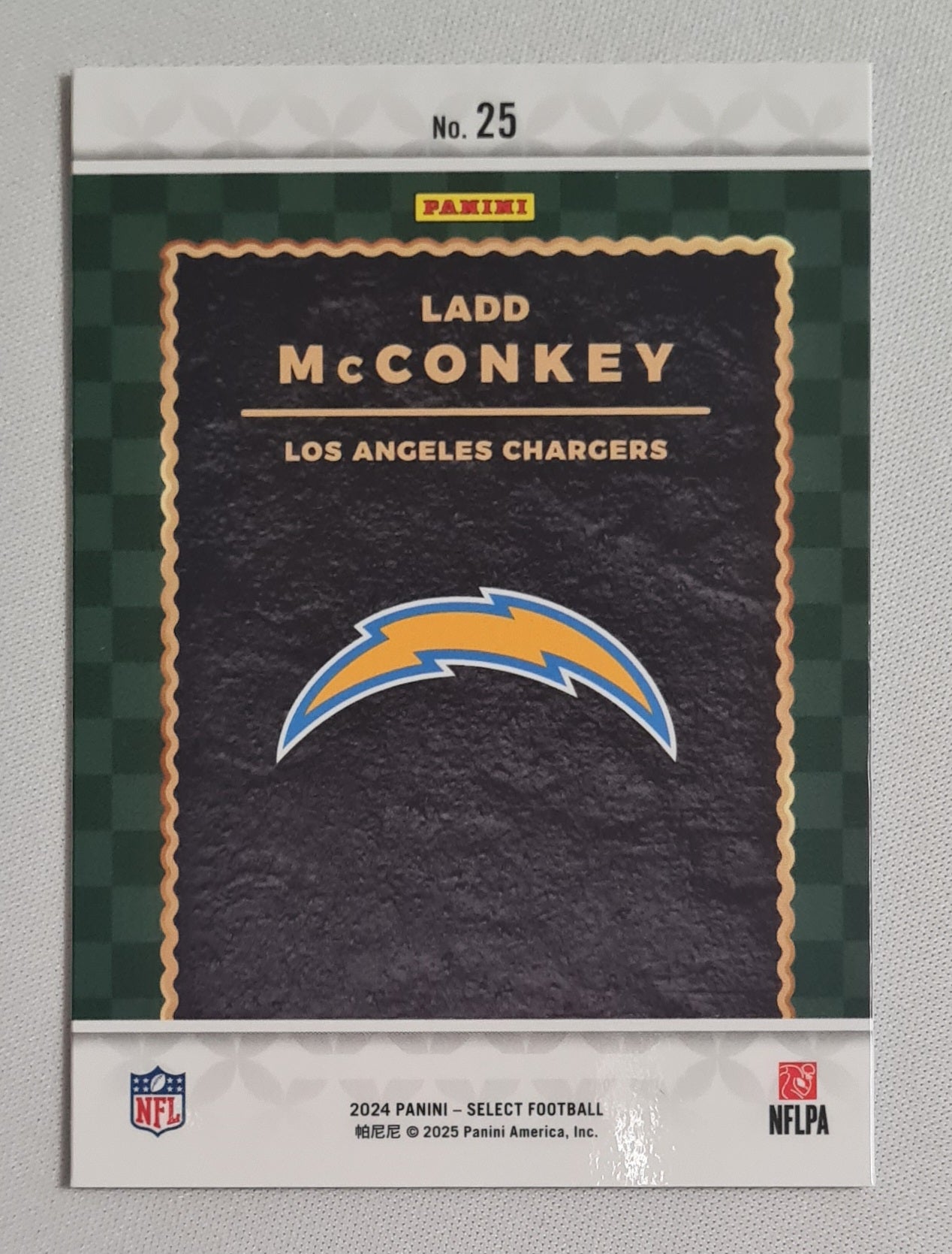 Ladd McConkey - 2024 Panini Select Football NFL Chargers #25