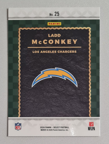 Ladd McConkey - 2024 Panini Select Football NFL Chargers #25