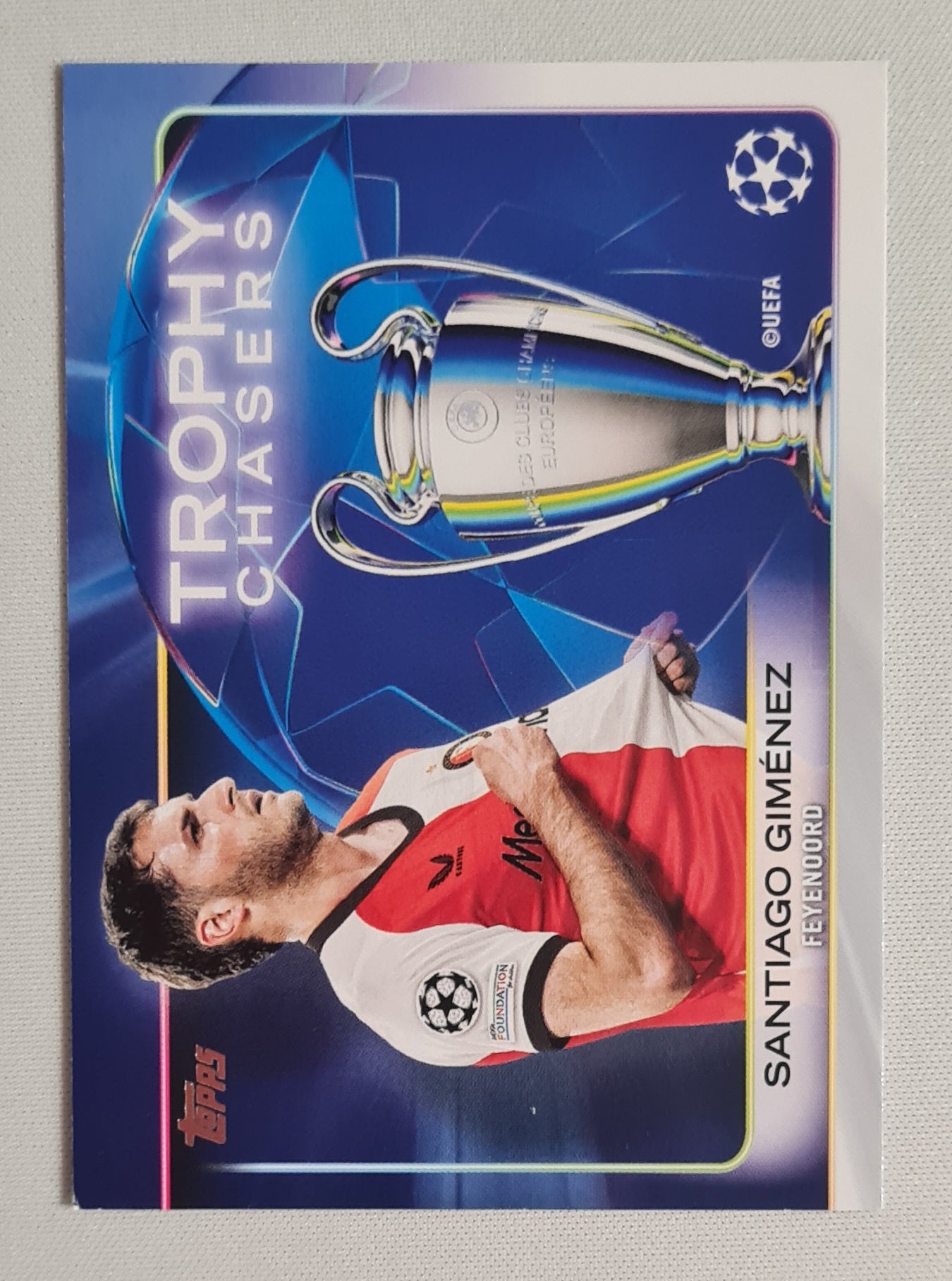Santiago Gimenez - 2025 Topps Trophy Chasers Feyenoord Rotterdam (CL) #RF-10