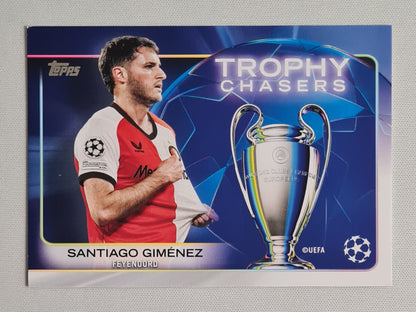 Santiago Gimenez - 2025 Topps Trophy Chasers Feyenoord Rotterdam (CL) #RF-10