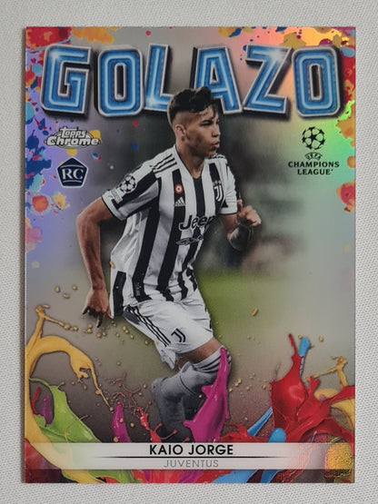 Kaio Jorge - 2022 Topps Chrome Golazo (RC) Juventus (CL) #G-6