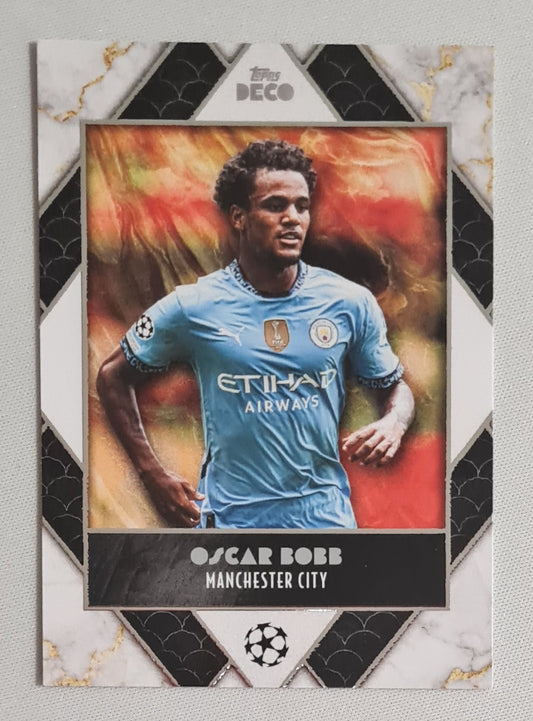 Oscar Bobb - 2024 Topps Deco Manchester City (CL) Prodigy