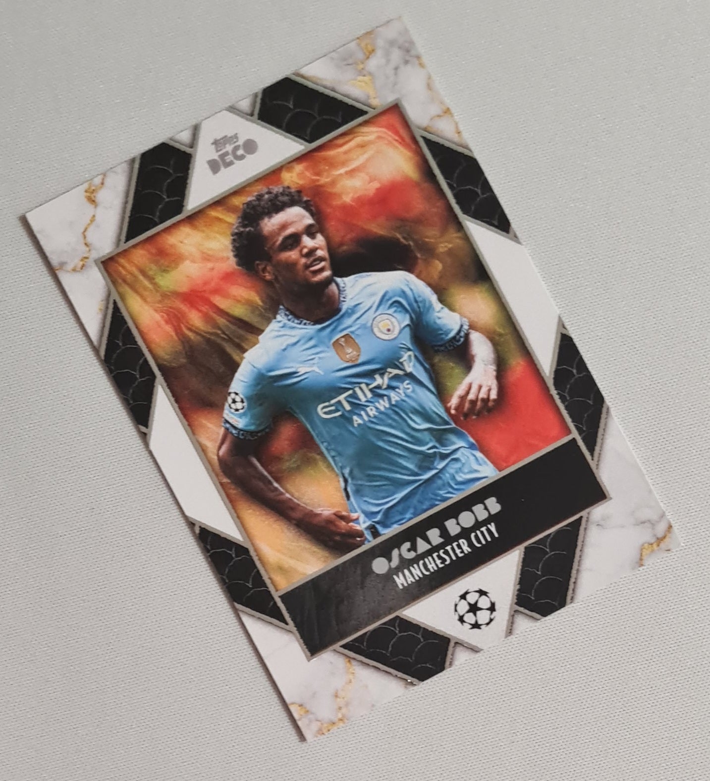 Oscar Bobb - 2024 Topps Deco Manchester City (CL) Prodigy