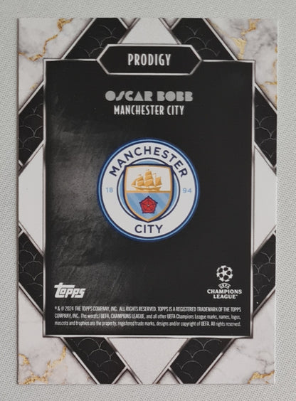 Oscar Bobb - 2024 Topps Deco Manchester City (CL) Prodigy