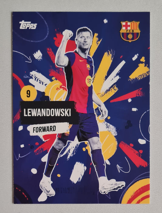 Lewandowski - 2024 Topps FC Barcelona Official Club Product #35