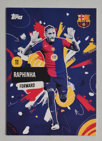 Raphinha - 2024 Topps FC Barcelona Official Club Product #31
