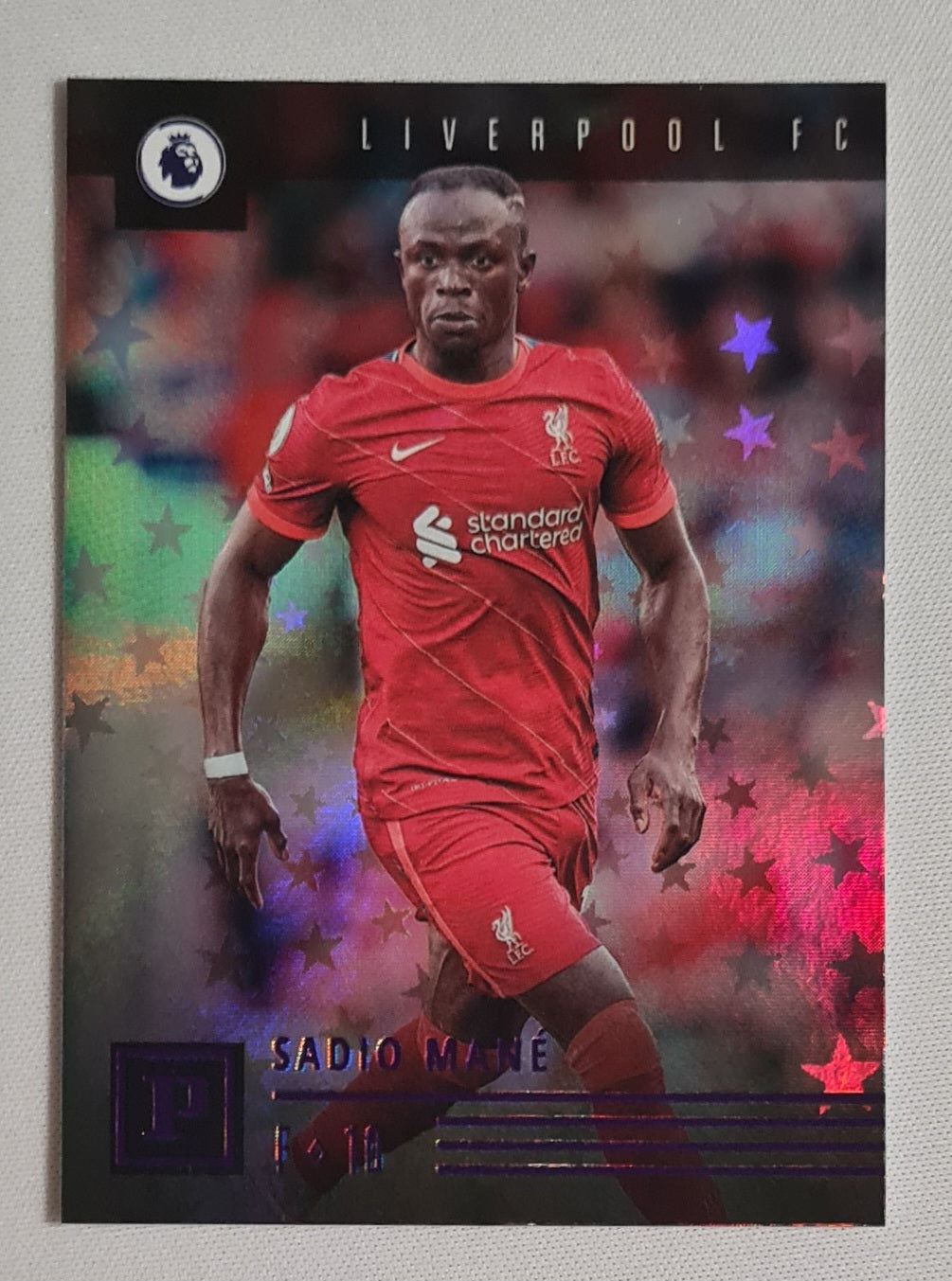 Sadio Mane - 2021/22 Panini Chronicles Panini Premier League Soccer Liverpool #28 Purple Astro