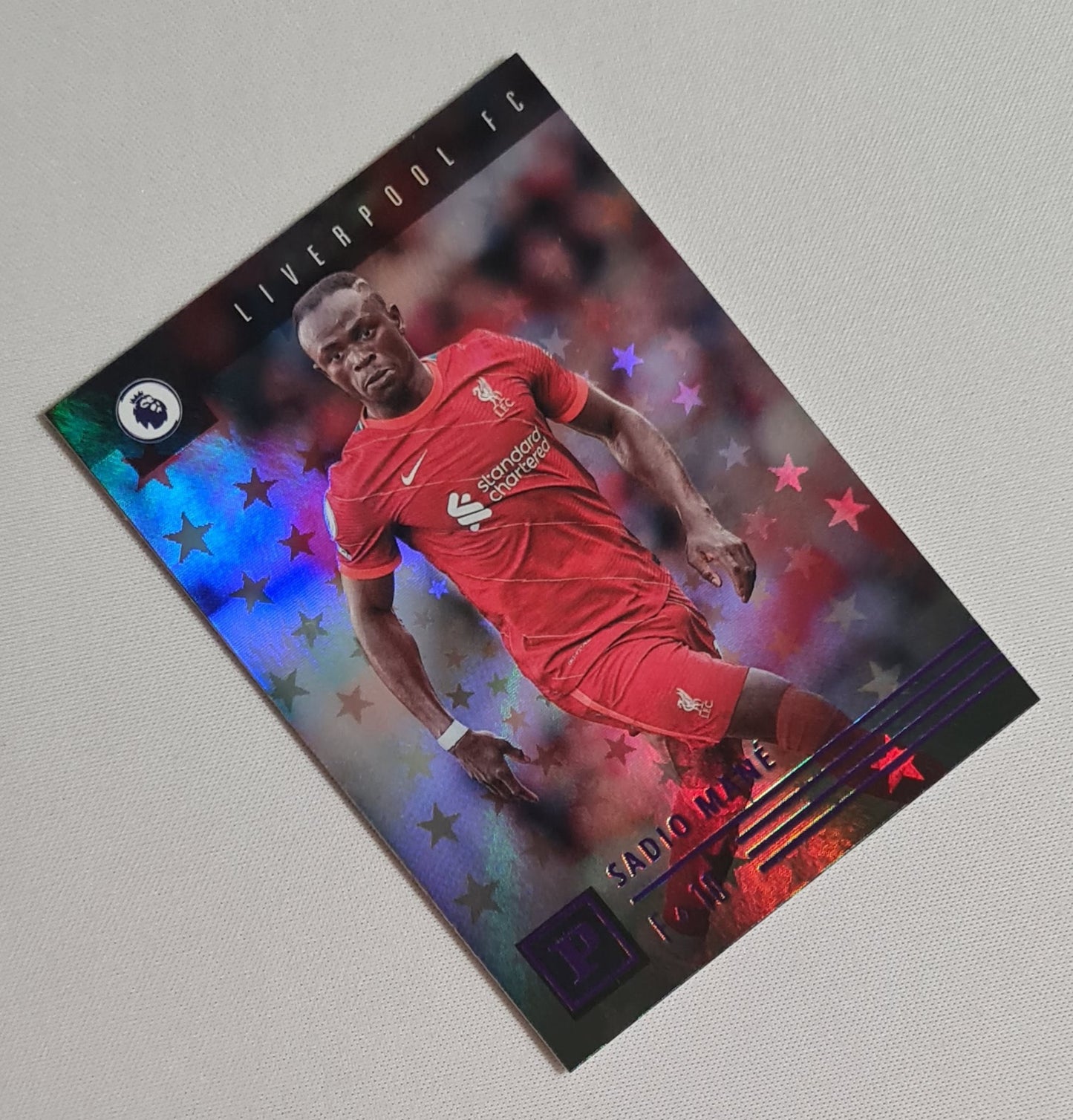 Sadio Mane - 2021/22 Panini Chronicles Panini Premier League Soccer Liverpool #28 Purple Astro