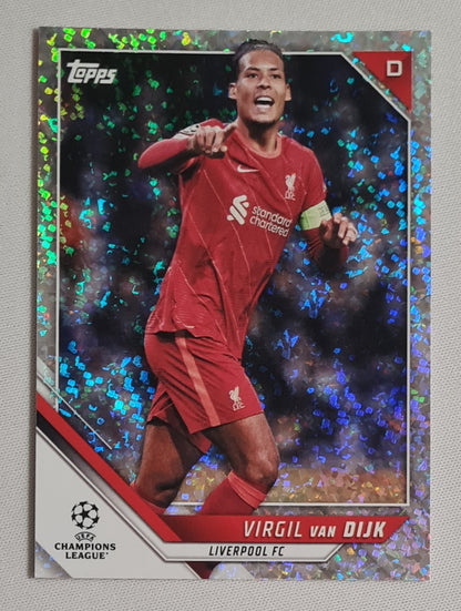 Virgil van Dijk - 2022 Topps EPL Liverpool (CL) #97 Speckle Refractor