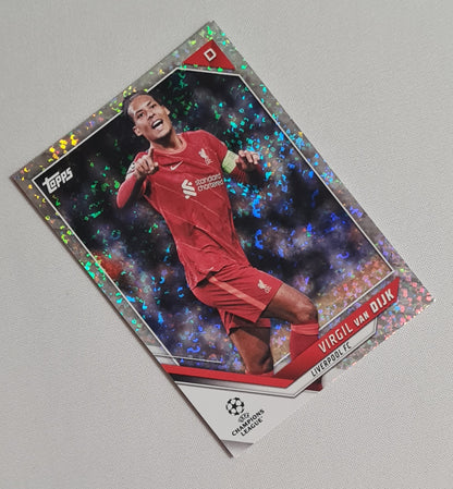 Virgil van Dijk - 2022 Topps EPL Liverpool (CL) #97 Speckle Refractor