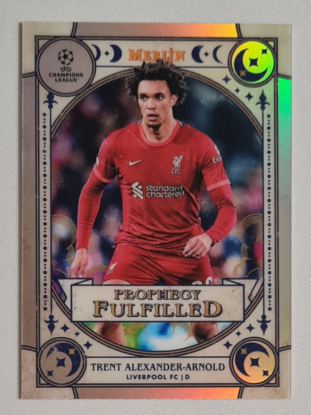 Trent Alexander-Arnold - 2022 Topps Merlin Prophegy Fulfilled EPL Liverpool #PF-4 Refractor