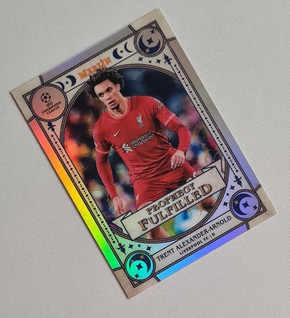 Trent Alexander-Arnold - 2022 Topps Merlin Prophegy Fulfilled EPL Liverpool #PF-4 Refractor