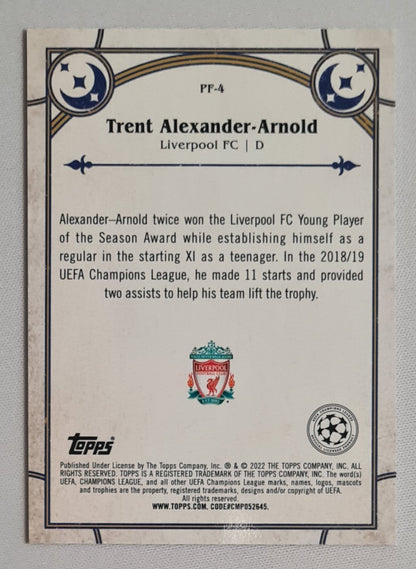 Trent Alexander-Arnold - 2022 Topps Merlin Prophegy Fulfilled EPL Liverpool #PF-4 Refractor