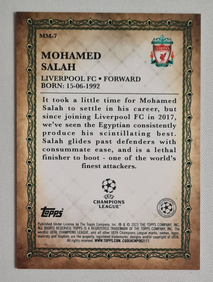 Mohamed Salah - 2023 Topps Merlin's Liverpool (CL) #MM-7