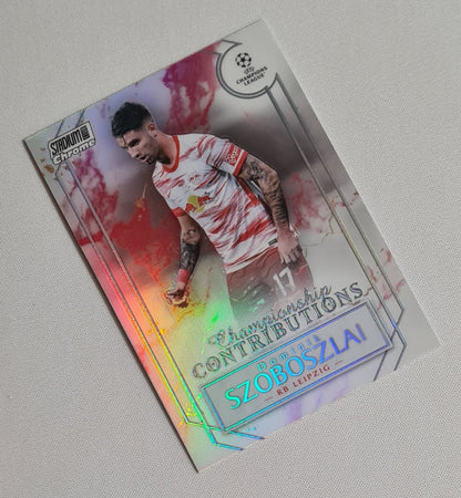 Dominik Szoboszlai - 2022 Topps Chrome Stadion Championship Contributions RB Leipzig (CL) #CC-DS