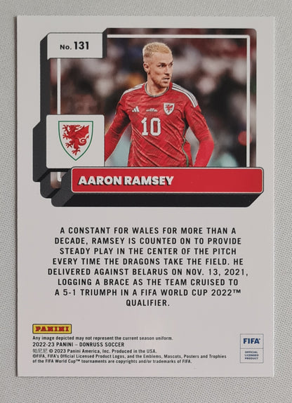 Aaron Ramsey - 2022/23 Panini Donruss Soccer FIFA National Team Wales #131