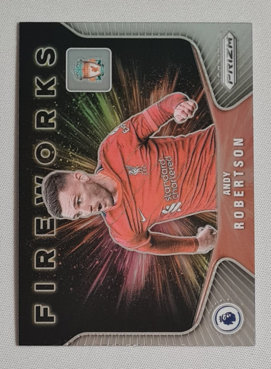 Andy Robertson - 2021/22 Panini Prizm Premier League Soccer Fireworks Liverpool FC #2