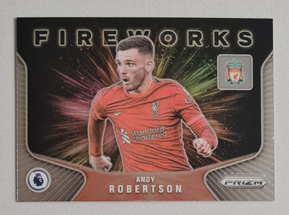 Andy Robertson - 2021/22 Panini Prizm Premier League Soccer Fireworks Liverpool FC #2