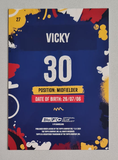 Vicky - 2024 Topps FC Barcelona Official Club Product #27