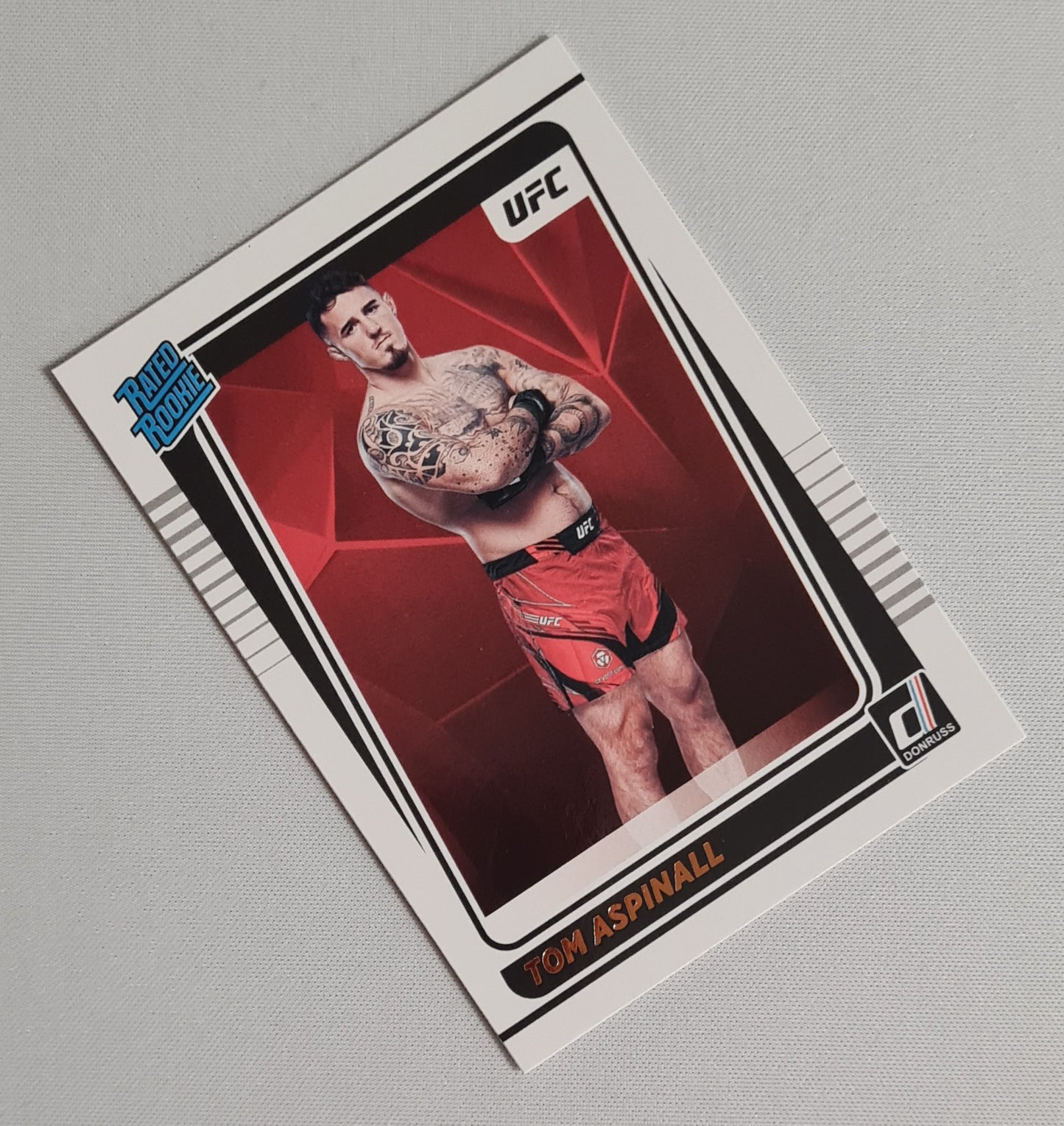 Tom Aspinall - 2022 Panini Donruss UFC Fighter Heavyweight Rated Rookie #216