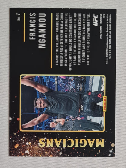 Francis Ngannou - 2022 Panini Donruss UFC Fighter Magicians #7