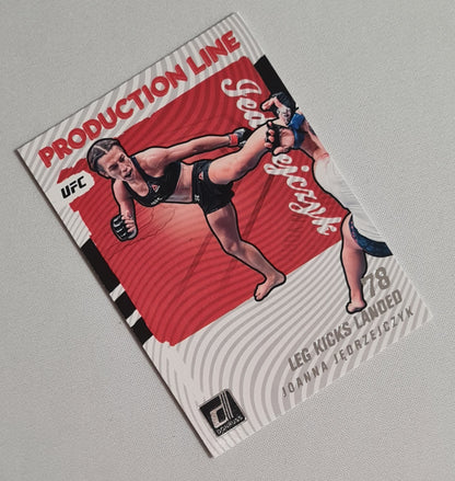 Joanna Jedrzejczyk - 2022 Panini Donruss UFC Fighter Strawweight - Production Line - #2