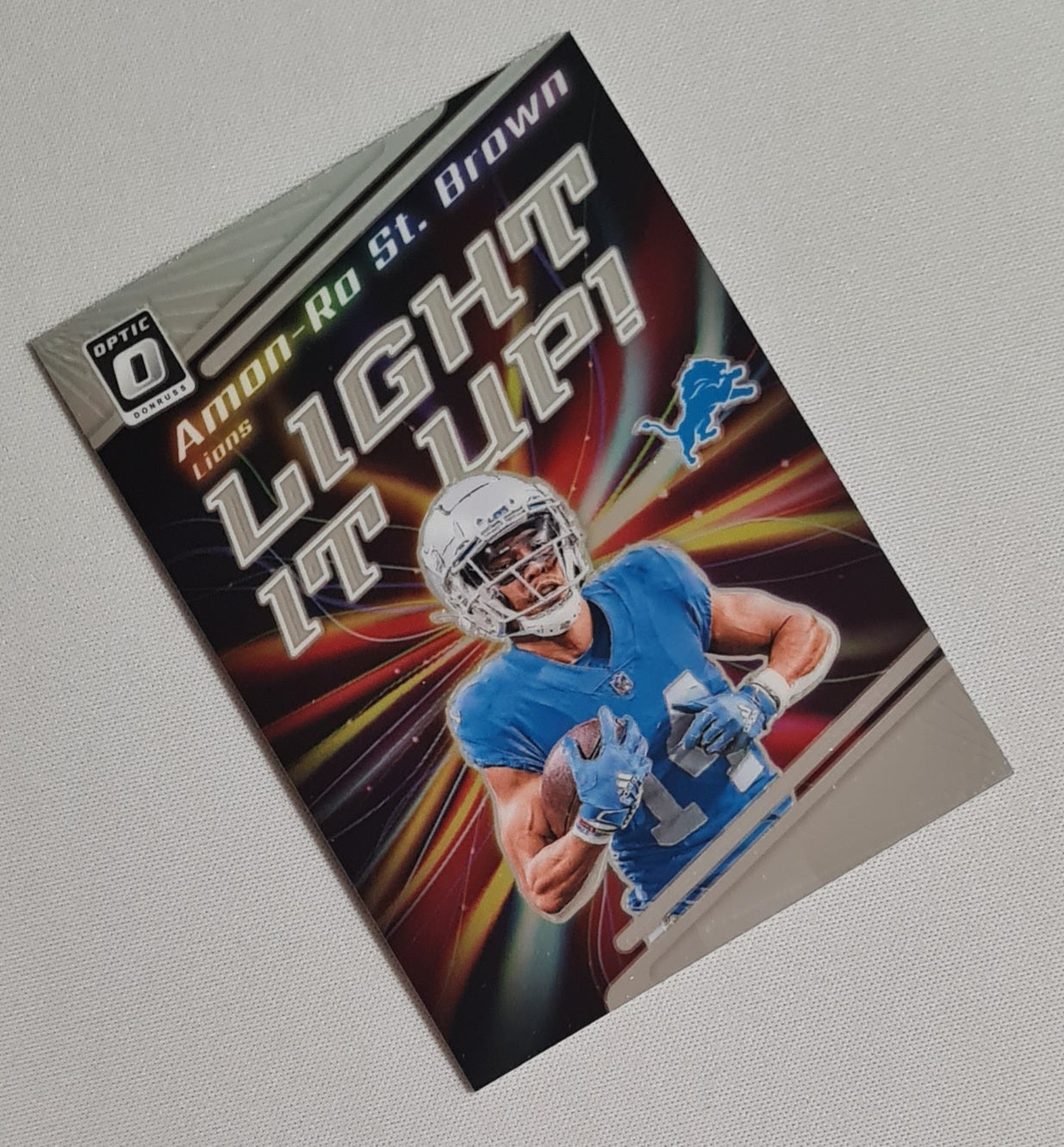 Amon-Ro St.Brown - 2023 Panini Donruss Optic Football NFL Detroit Lions - Light it up - #LU-AB