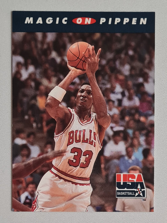 Scottie Pippen - 1992 SkyBox USA Olympic Basketball (Dream Team) #108