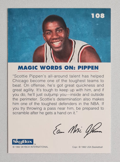 Scottie Pippen - 1992 SkyBox USA Olympic Basketball (Dream Team) #108