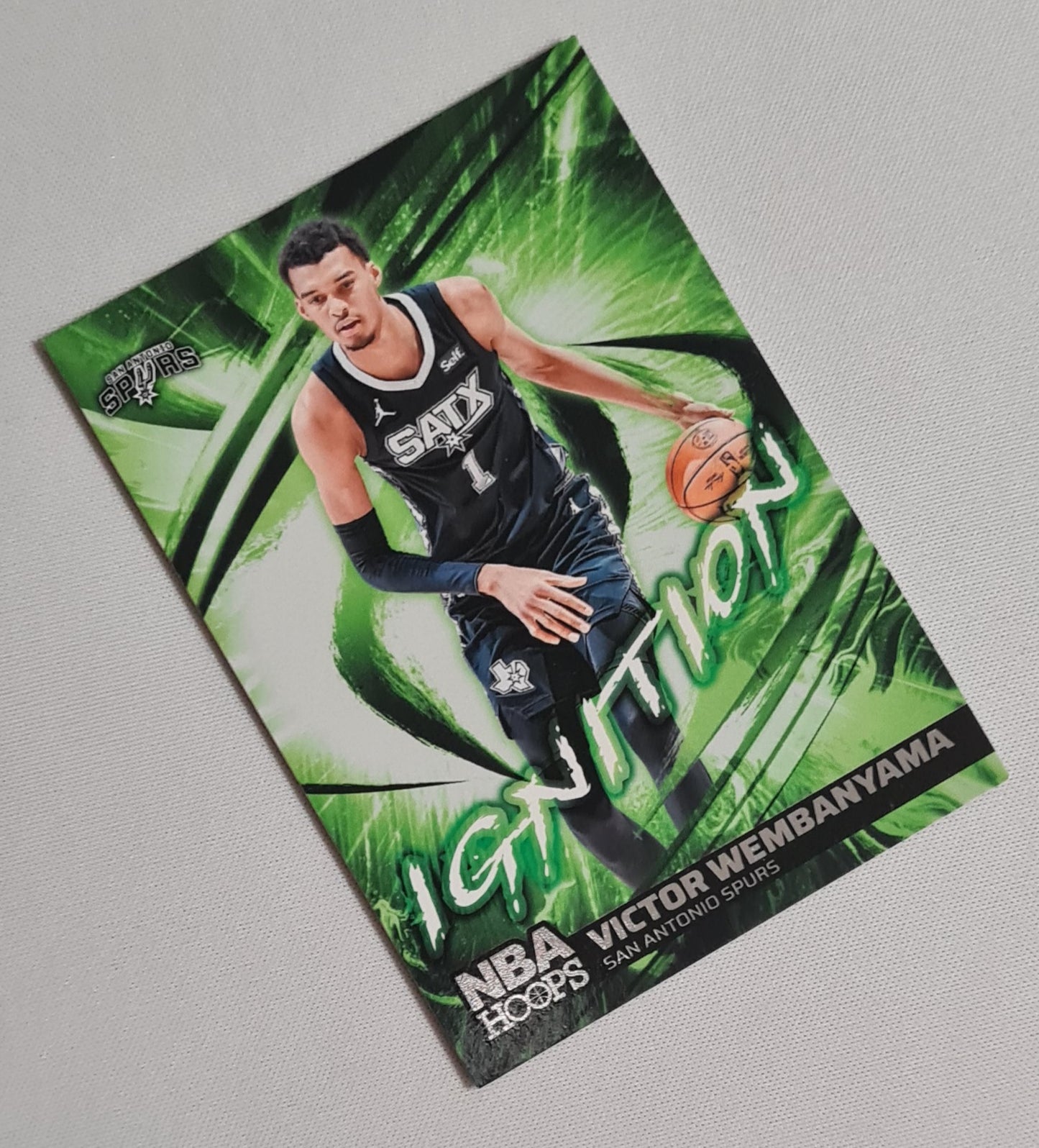 Victor Wembanyama - 2024 Panini Hoops Basketball NBA San Antonio Spurs - Ignition - #18 Green